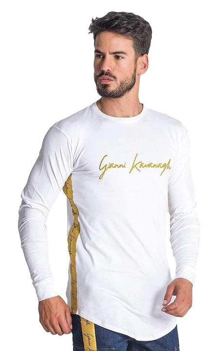 T-shirt Gianni Kavanagh Logo Noble White