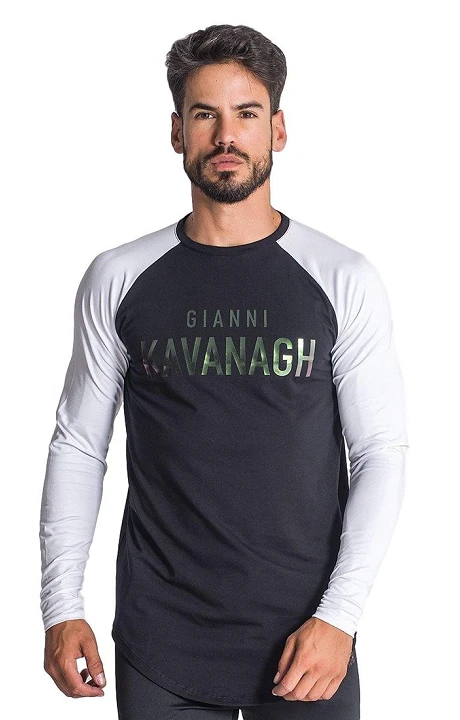 Camiseta Gianni Kavanagh Manga Larga Mystic Reflection Negro
