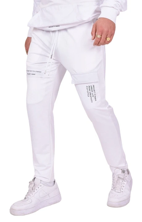 Pantalon Project X Paris Bimaterial Blanco