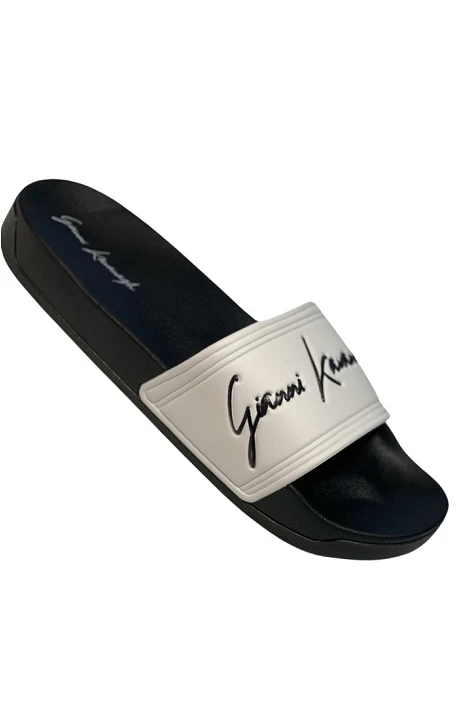 Chanclas Gianni Kavanagh with Signature Black and White