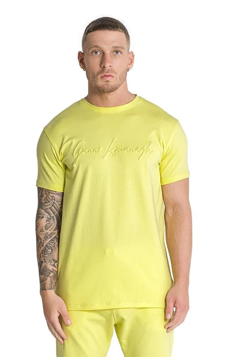 T-shirt Gianni Kavanagh Winner Planet Yellow