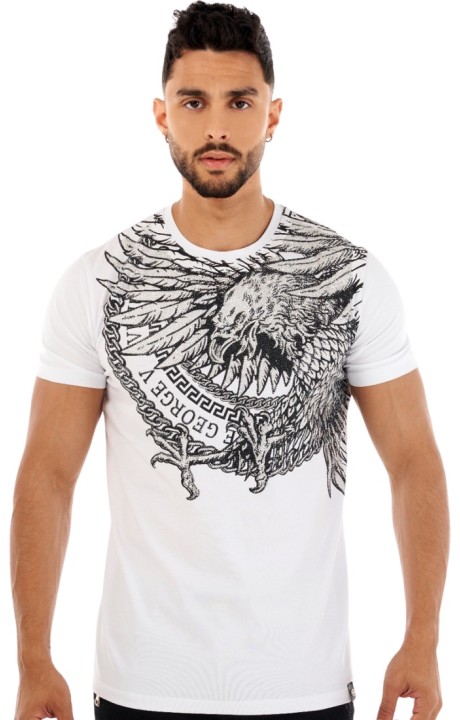 T-shirt George V Paris White Eagle