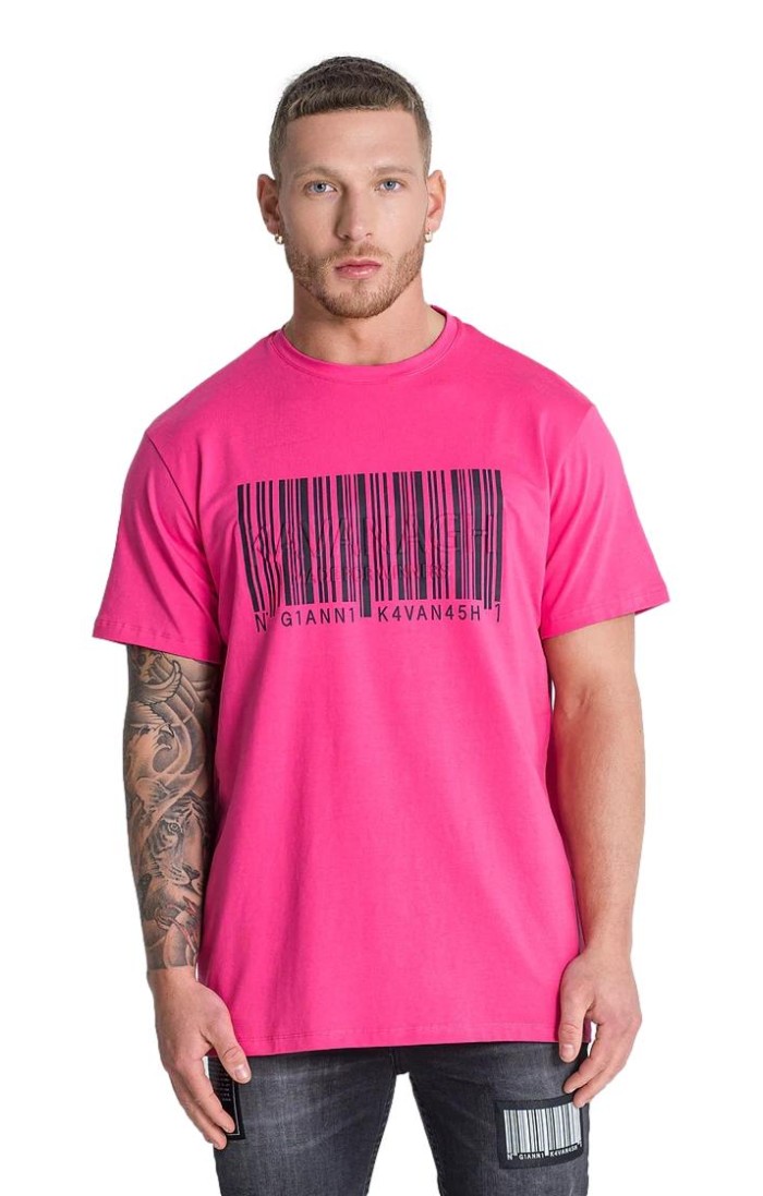 Camiseta Gianni Kavanagh Barcode 2.0 Różowy