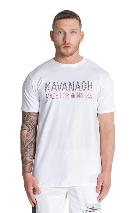 T-shirt Gianni Kavanagh Crystal Hot White Crystal