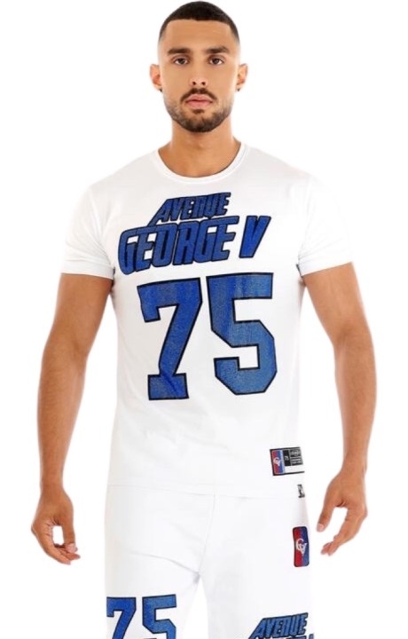 Set George V Paris NBA White and Blue Set