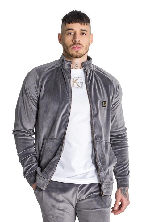 Sudadera Gianni Kavanagh Terciopelo That Is Hot Gris