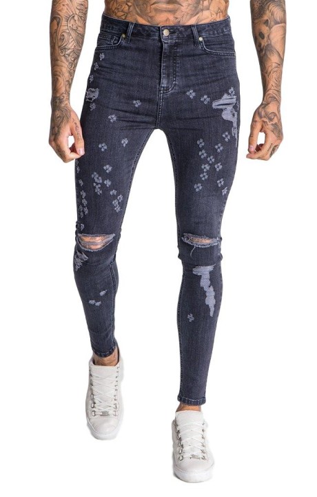 Jeans Gianni Kavanagh Abrasions Grey Scattered