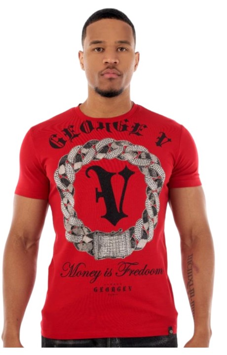 T-shirt George V Paris Red...