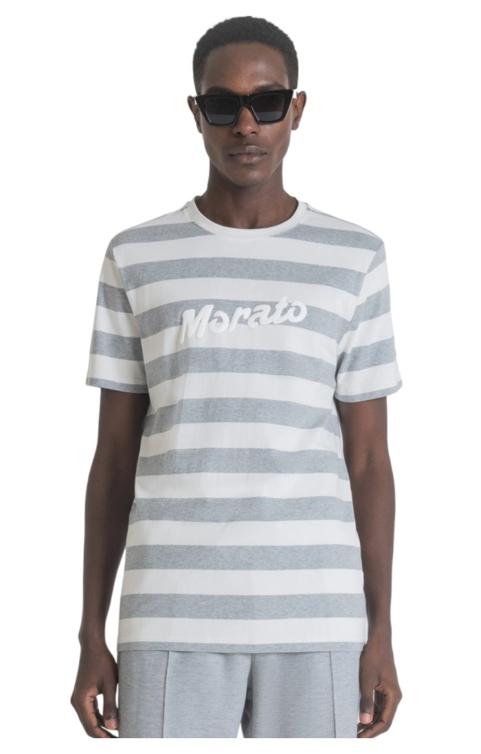 Camiseta Antony Morato com raios Melagne Branco