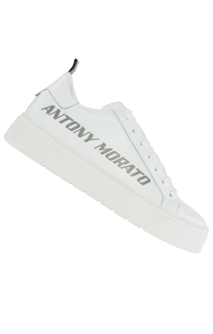 Chaussures Antony Morato Briser détails peau blanche