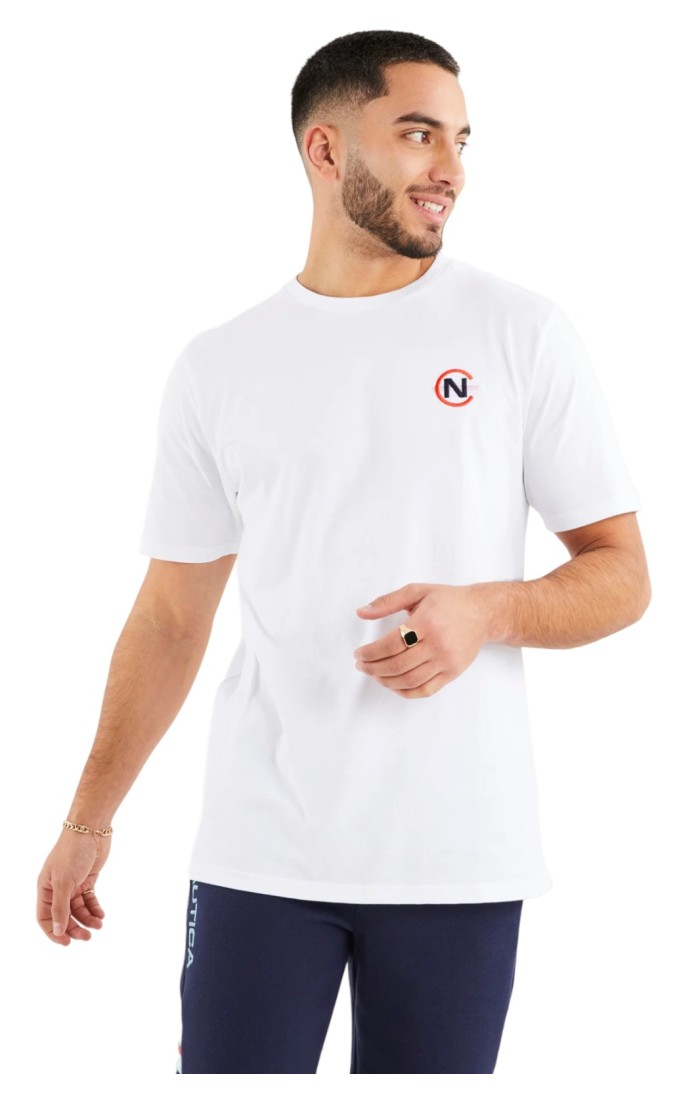 T-shirt Nautica Competition Bonavista bianco