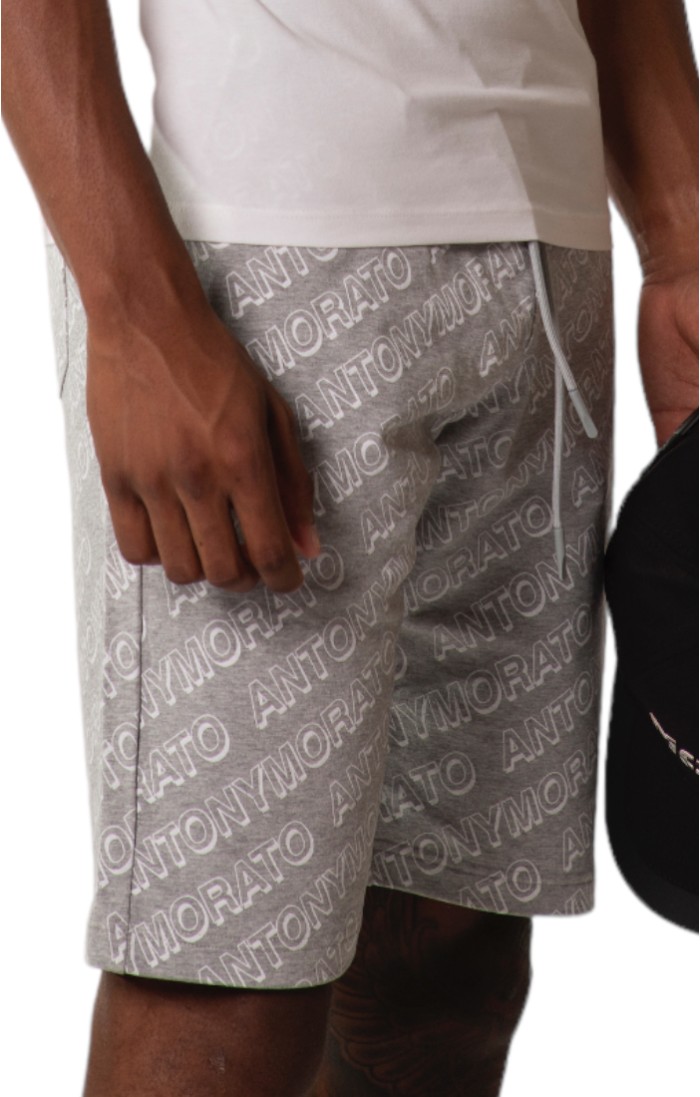 Pantalon Antony Morato Brève imprimée intégrale grise