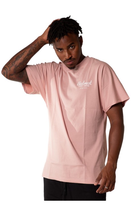 Różowy T-shirt z nadrukiem...
