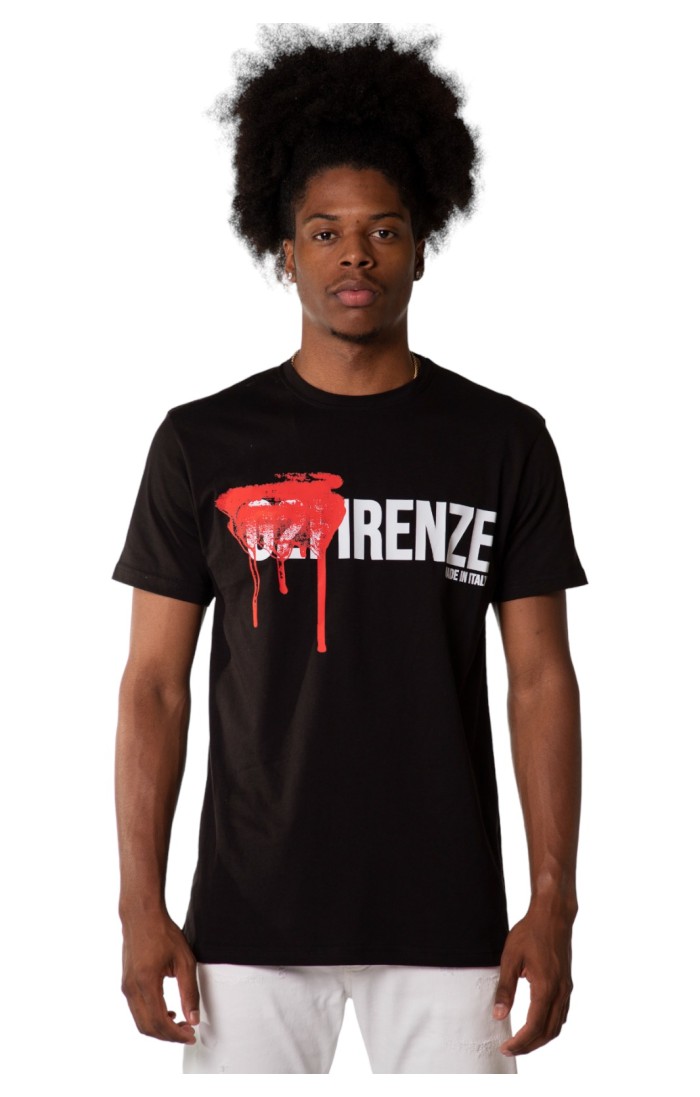 T-shirt G2 Firenze Mini Spray Nero