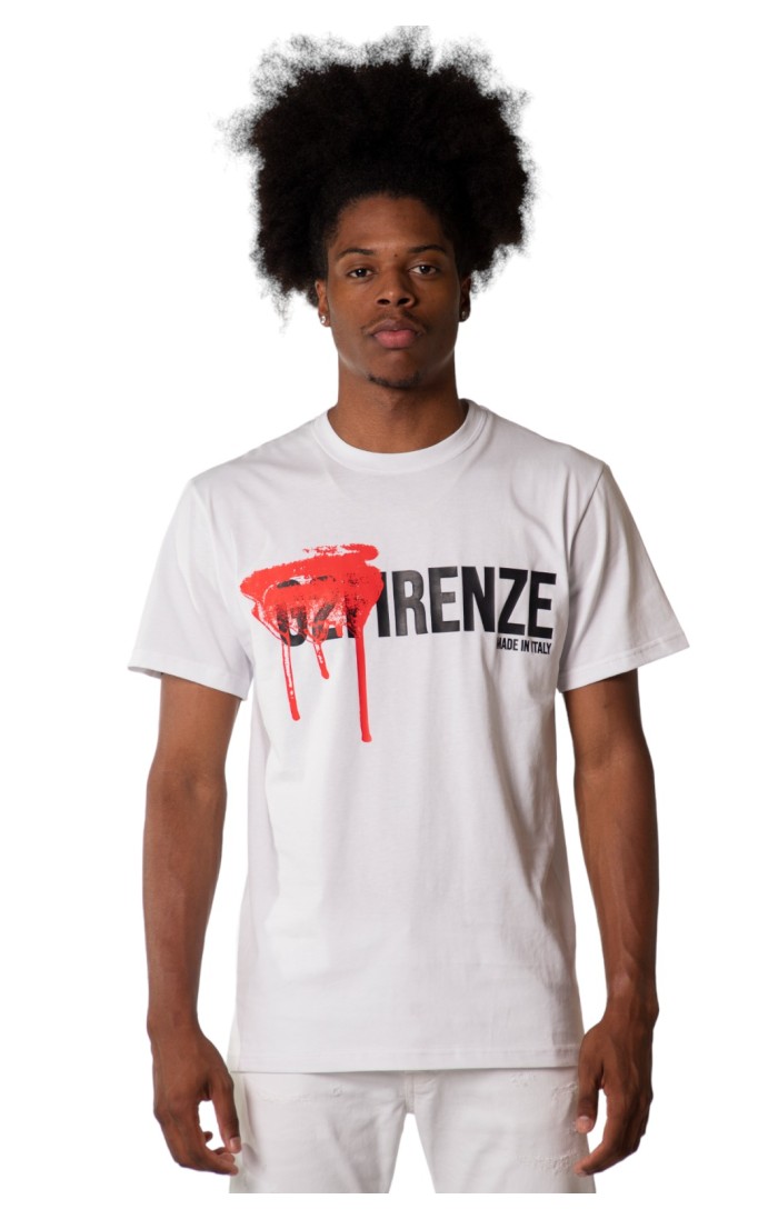 T-shirt G2 Firenze Mini Spray Blanc