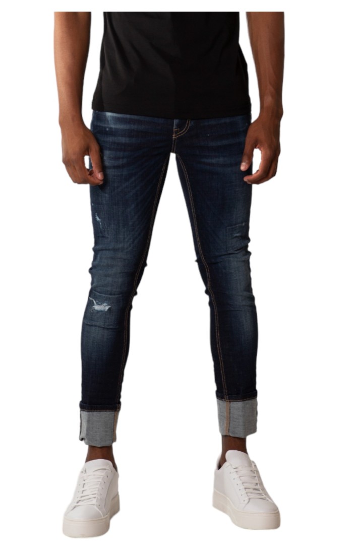 Jeans Antony Morato Super Skinny PAUL Efecto Blanqueado Azul