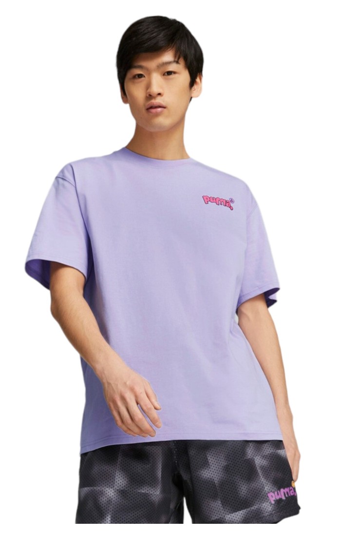Classics Violet T-Shirt Puma Graphic 8enjamin
