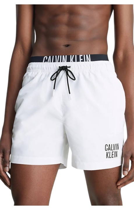 Strój kąpielowy Calvin Klein z talią Intense Power White