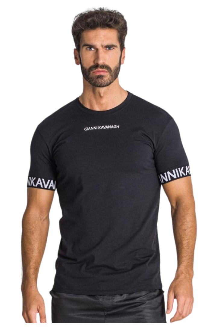T-shirt Gianni Kavanagh Oversize Basic Nero