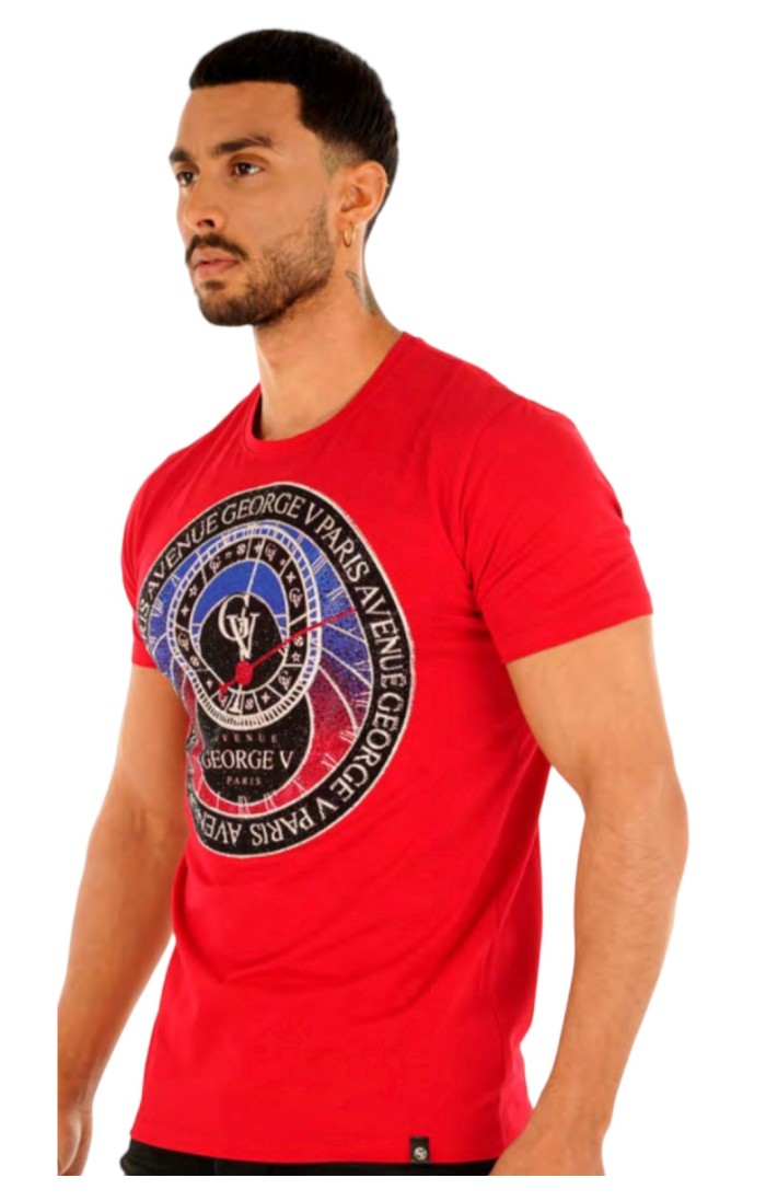 T-Shirt George V Paris Der Rote Zähler