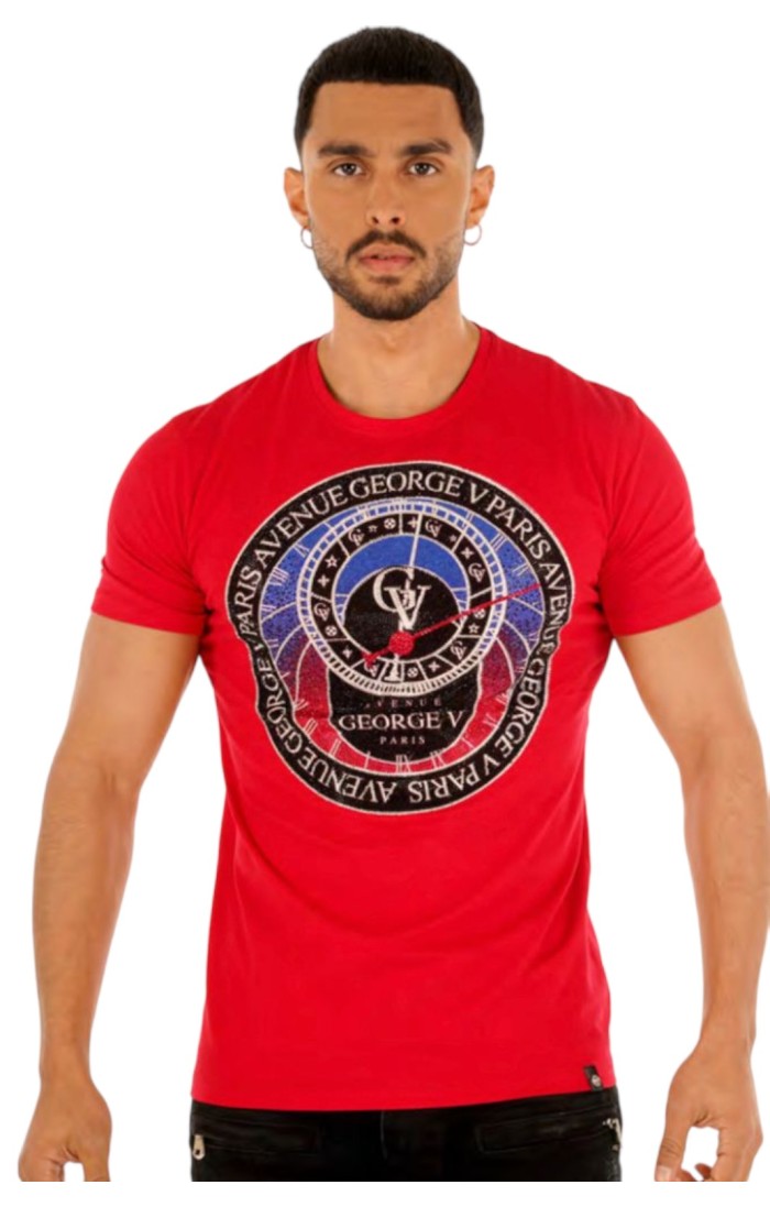 T-shirt George V Paris Il contatore rosso