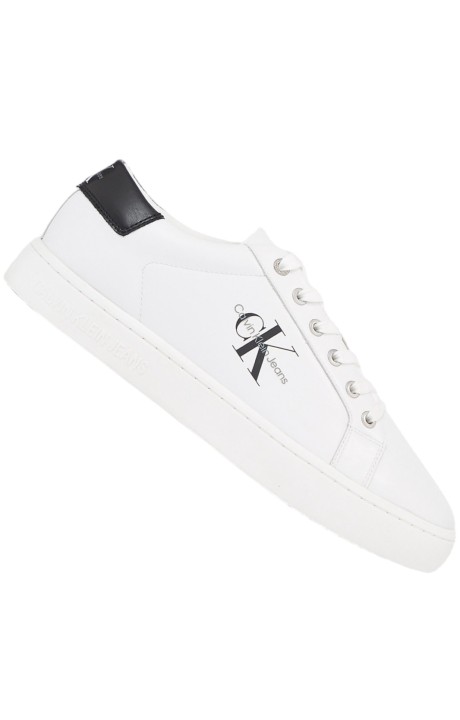 Weiße Ledersneaker von Calvin Klein