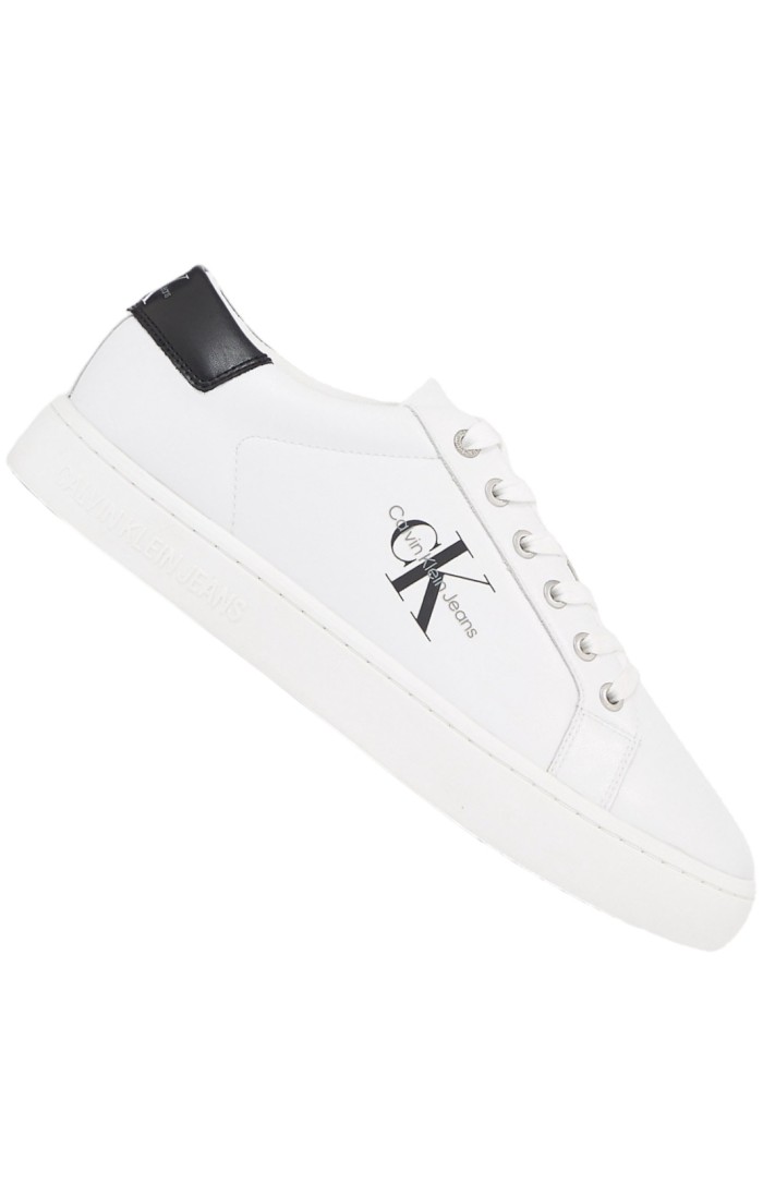 Calvin Klein White Leather Sneakers