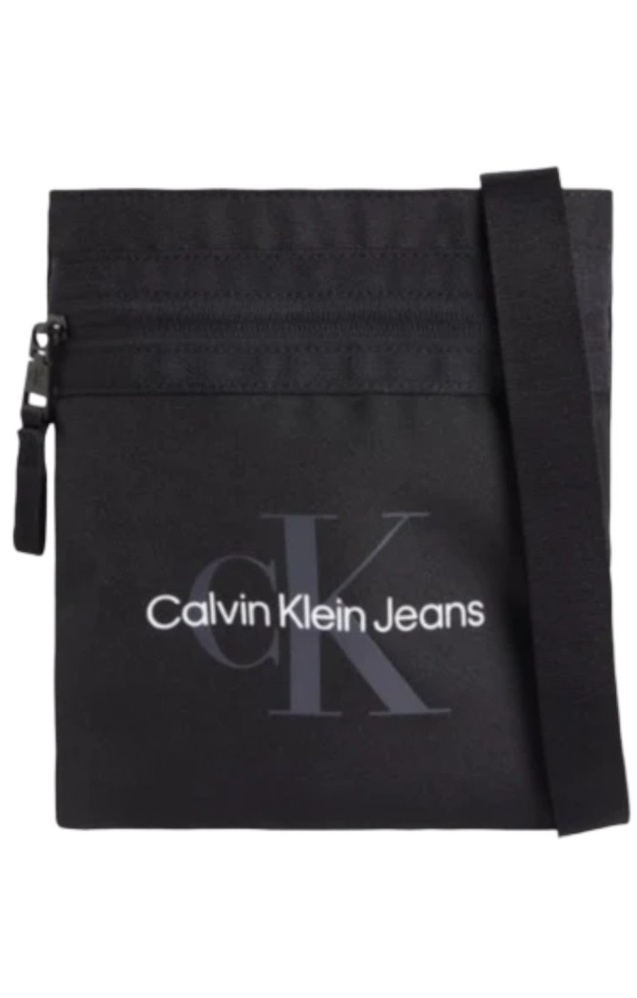 Borsa a tracolla nera Calvin Klein Recycled II