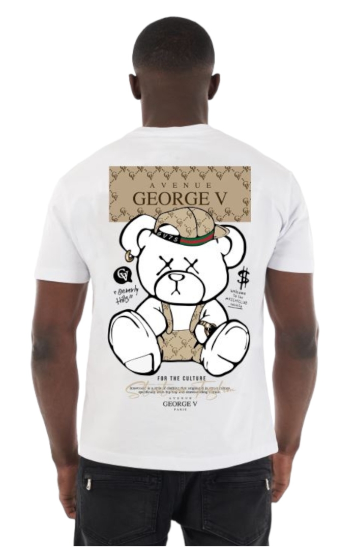 Camiseta George V Paris OSO GV Trasera Blanco