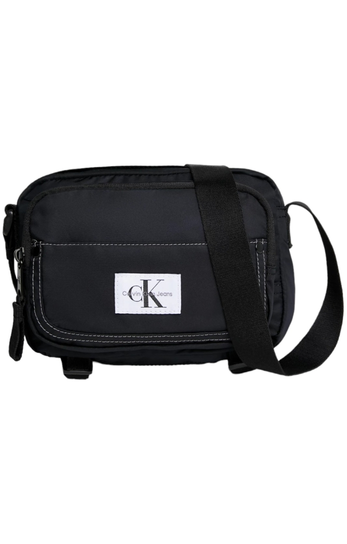 Calvin Klein Black Recycled Polyester Shoulder Bag