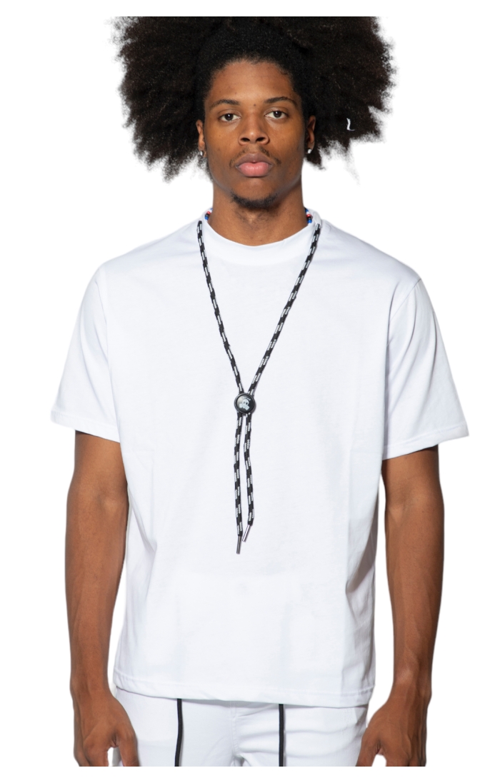 T-shirt ButNot avec cordon de serrage blanc
