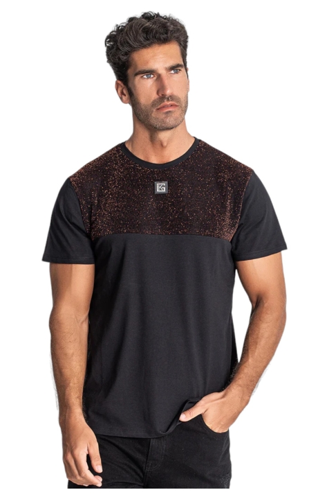 T-shirt Gianni Kavanagh Blocs Hertbeat noir