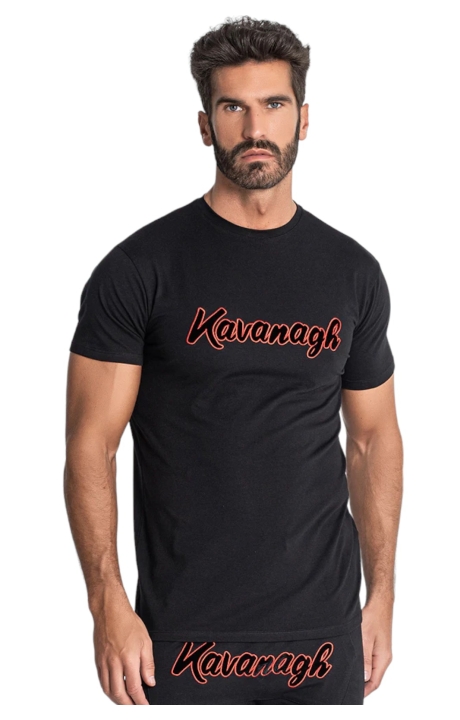 T-Shirt Gianni Kavanagh Lavish Outline Schwarz