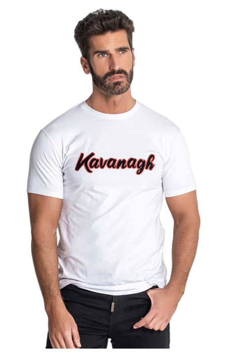 T-shirt Gianni Kavanagh Lavish Outline bianco