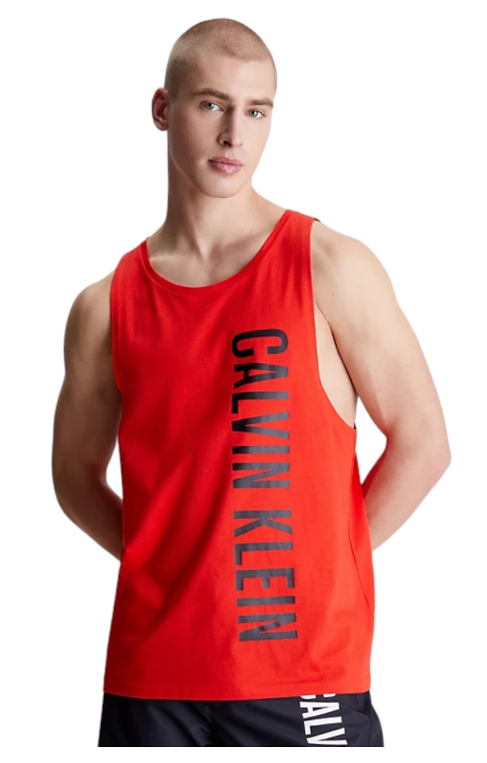 Camiseta Calvin Klein de Tirantes Intense Power Rojo