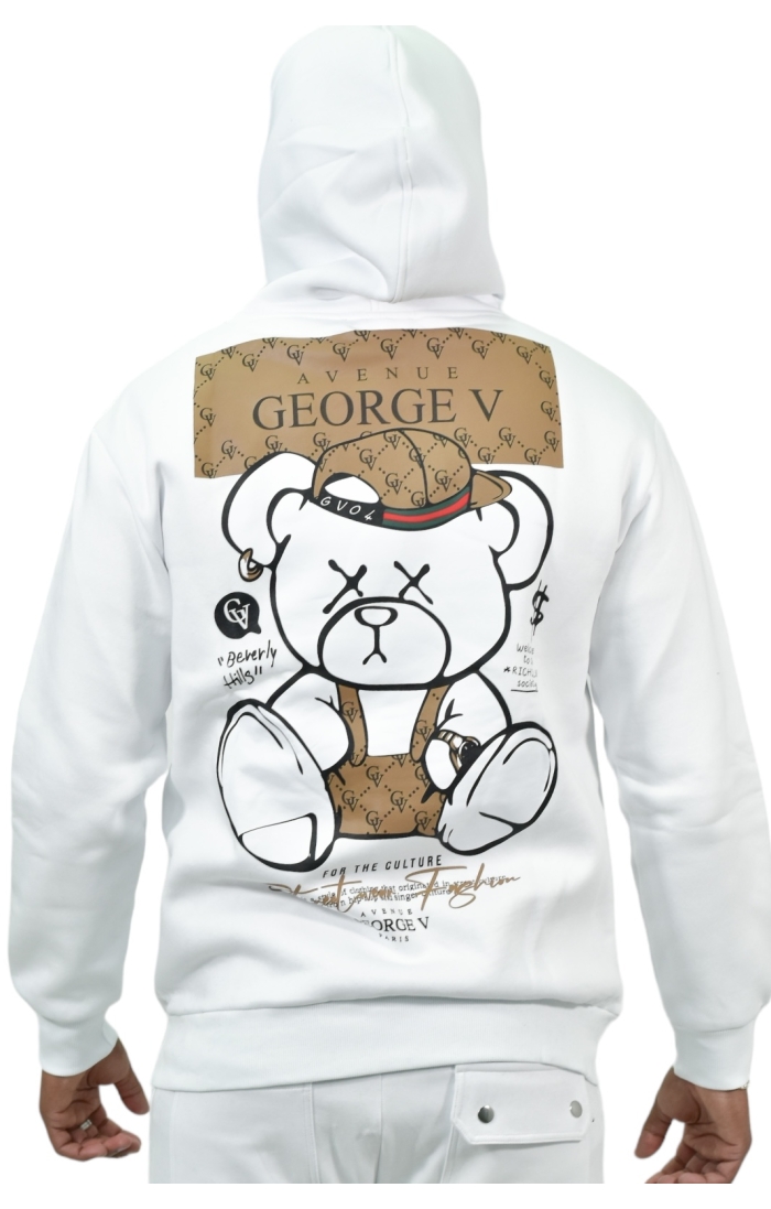 Schweiß George V Paris GV Fashion Bear Weiß