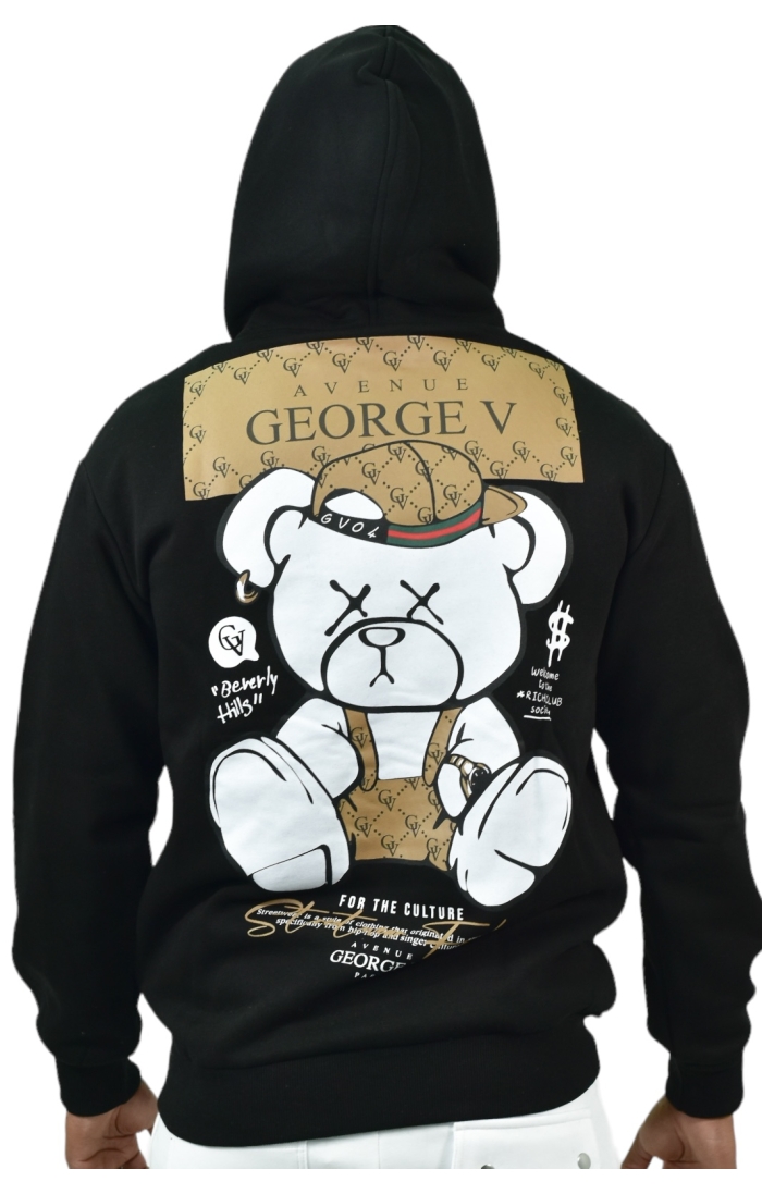 Sweating George V Paris GV Fashion Bear Black