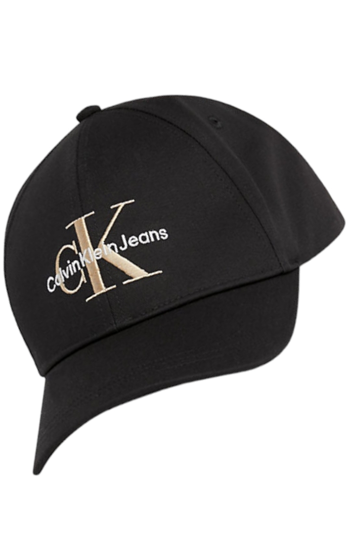 Czarna czapka z daszkiem Calvin Klein Twill Logo