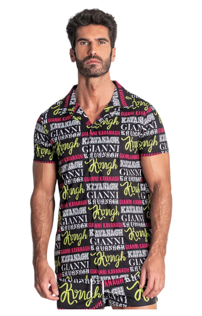 Shirt Gianni Kavanagh Hawaian Translation Multicolor