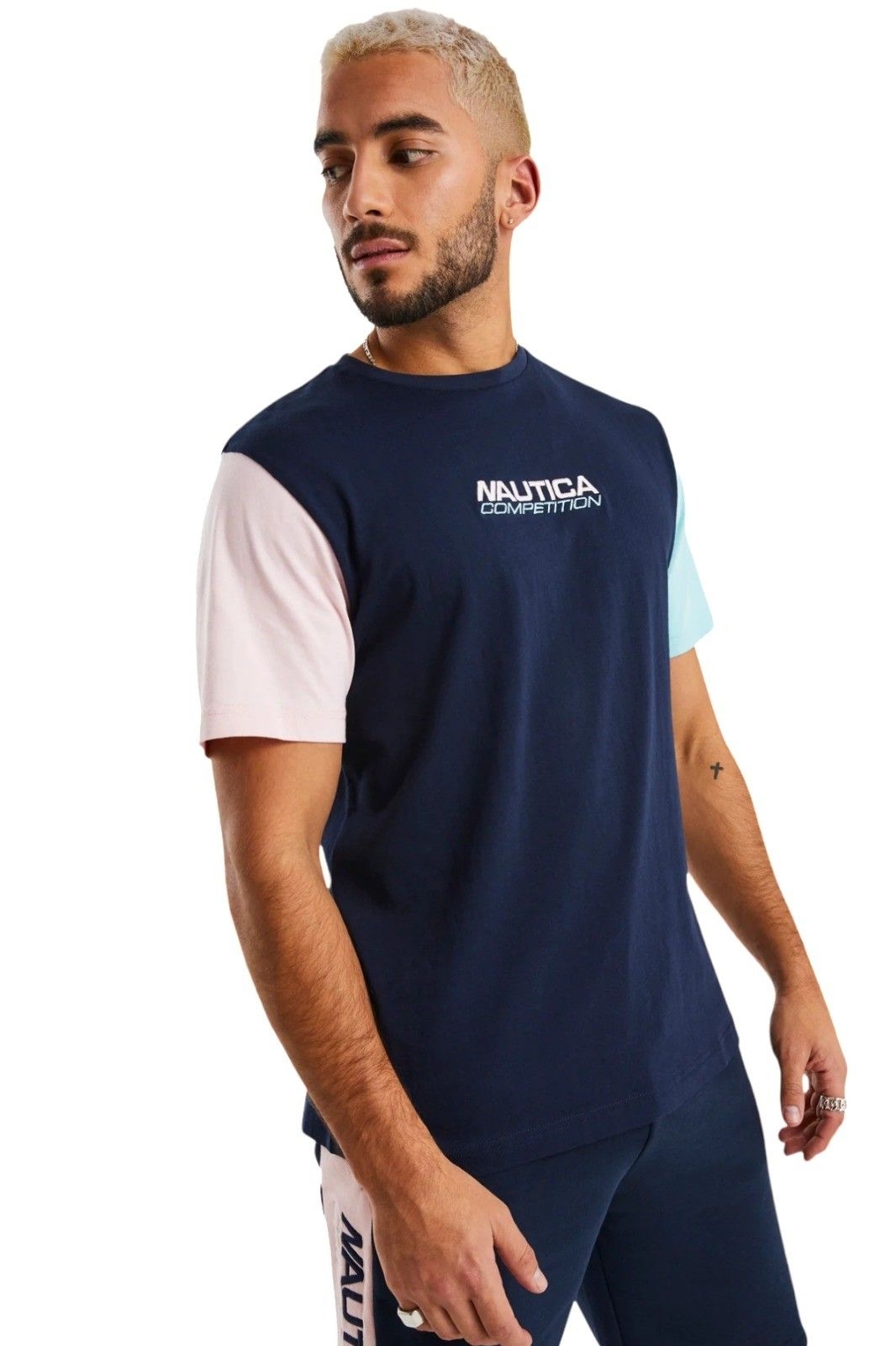 Camisetas Gráficas Con Logotipo De Yate De Fabricación Sostenible De Nautica Para Hombre En Color Negro Dijxq1120