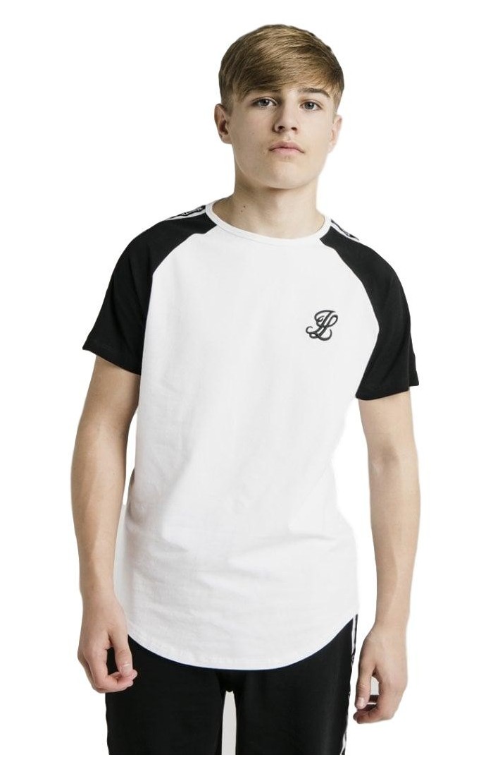 T-shirt Illusive London Tape-Black and White